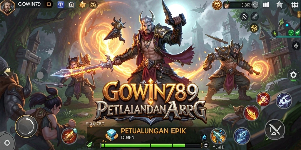 Tampilan seru dari gameplay ARPG GOWIN789 yang penuh aksi.
