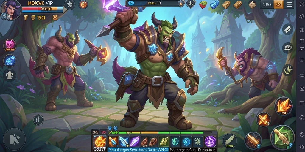 Tampilan gameplay seru HOKIVIP dengan aksi yang mendebarkan.