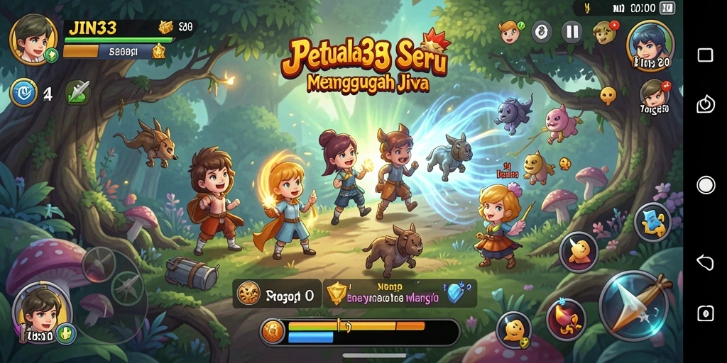 Gameplay JIN33 yang penuh aksi dan petualangan menarik.