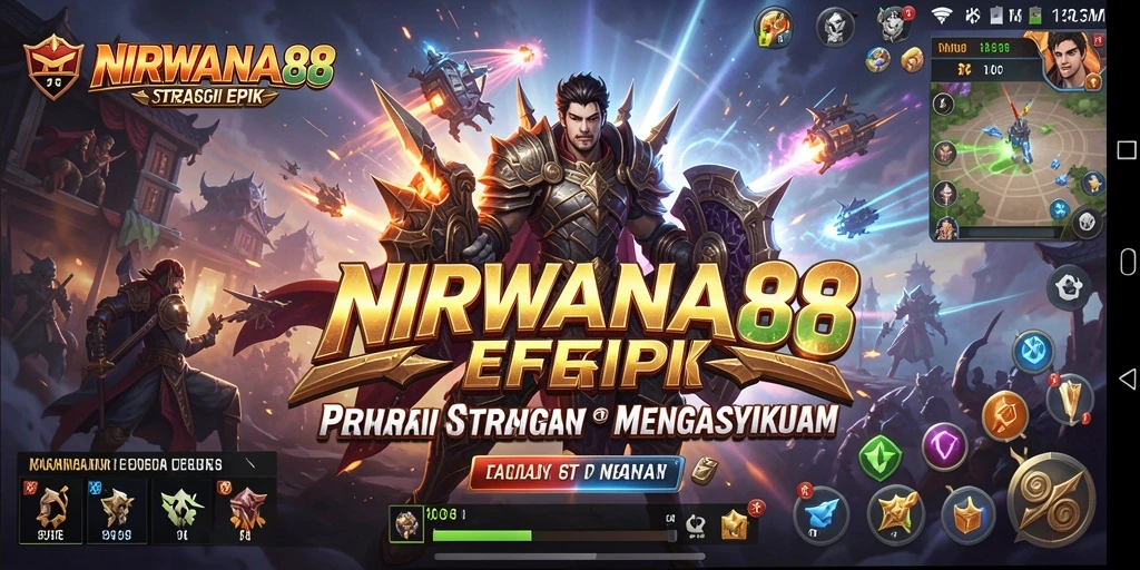 Tampilan gameplay epik dalam NIRWANA88 yang menegangkan.