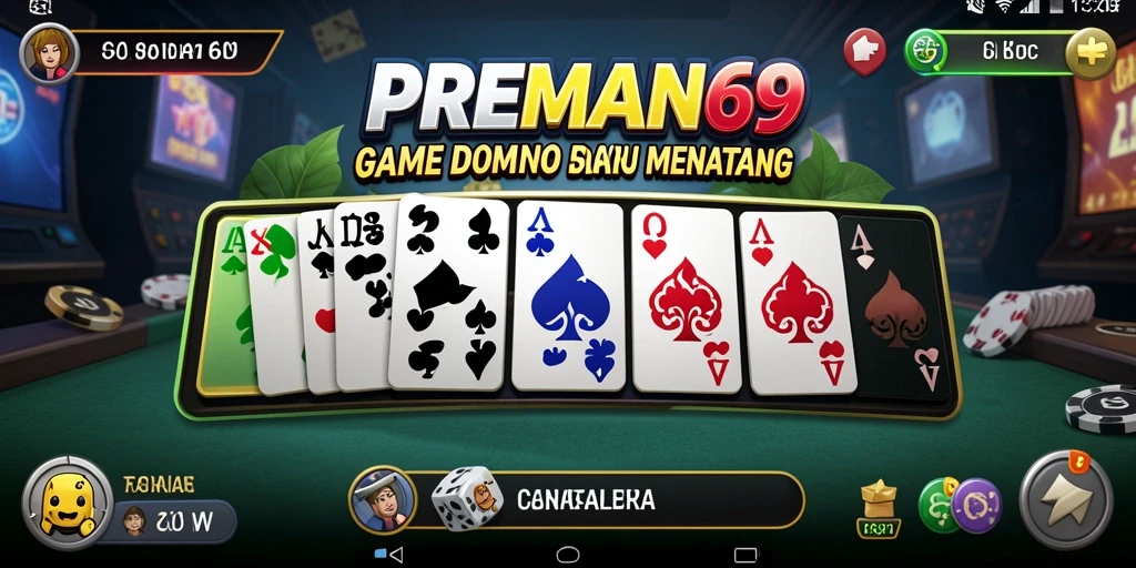 Screenshot PREMAN69 menampilkan suasana kompetitif permainan Domino.