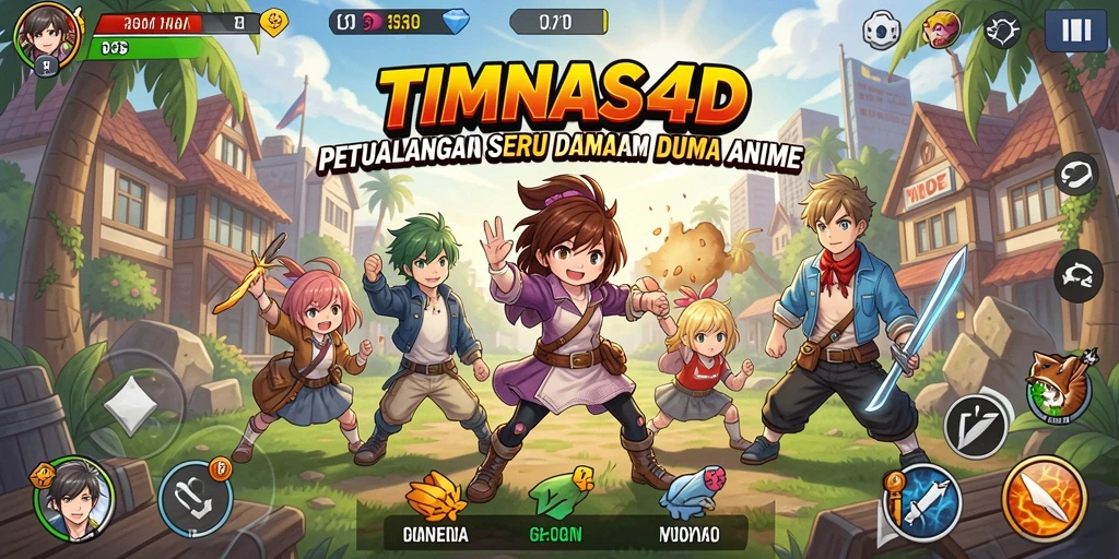 Tampilan mendebarkan dari gameplay TIMNAS4D yang penuh warna.