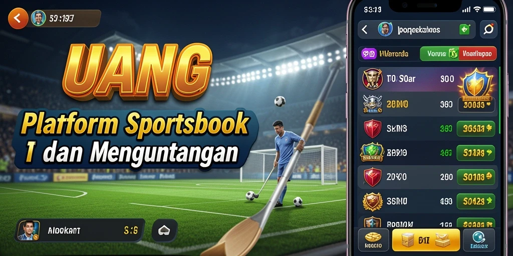 Screenshot utama UANG menampilkan antarmuka taruhan yang menarik dan informatif.